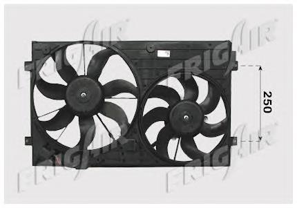 Difusor do radiador de esfriamento, montado com motor e roda de aletas Frig AIR 05102019 preço, a partir de 239,87 USD
