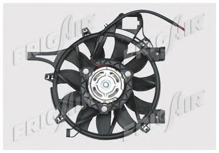 05072012 Frig AIR Difusor do radiador de esfriamento, montado com motor e roda de aletas