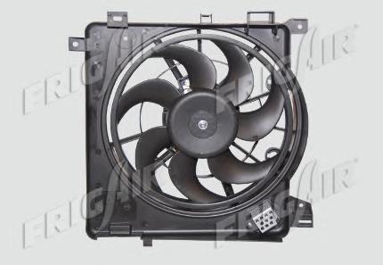 Ventilador (roda de aletas) do radiador de esfriamento 6341172 Opel