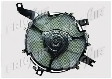 330259 ACR Difusor do radiador de aparelho de ar condicionado, montado com roda de aletas e o motor