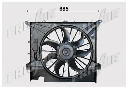 Ventilador elétrico de esfriamento montado (motor + roda de aletas) Volvo 30612864 preço, a partir de 67,38 USD