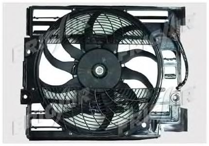 64546919058 BMW Difusor do radiador de aparelho de ar condicionado, montado com roda de aletas e o motor
