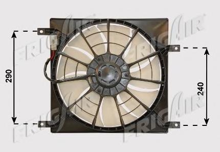 Difusor do radiador de esfriamento, montado com motor e roda de aletas 9536079J02 Suzuki
