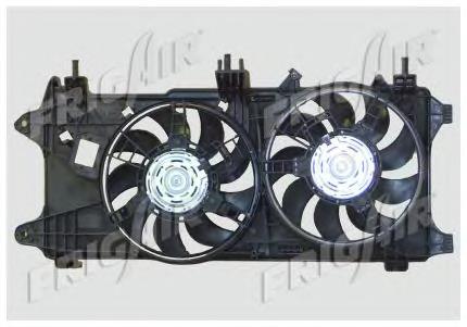 Difusor do radiador de esfriamento, montado com motor e roda de aletas 872800600 Fiat/Alfa/Lancia