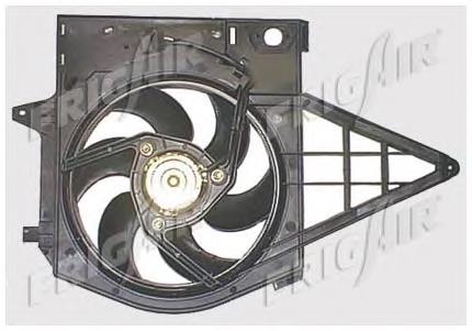 125470 Peugeot/Citroen Ventilador (roda de aletas) do radiador de esfriamento