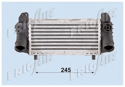Radiador de intercooler 8Z0145805E VAG