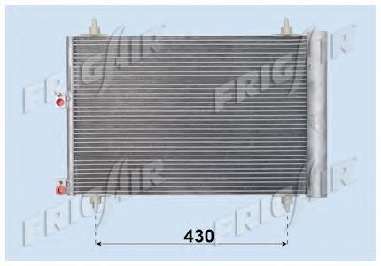 Radiador de aparelho de ar condicionado 6455CN Peugeot/Citroen