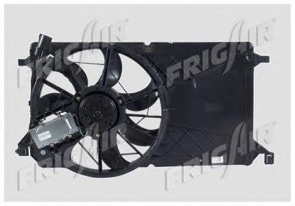 Z60215025B Ford Difusor do radiador de esfriamento, montado com motor e roda de aletas