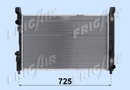 Radiador de esfriamento de motor A1695000003 Mercedes