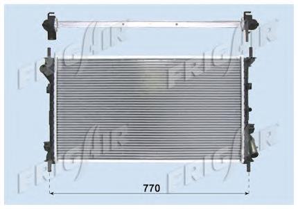 Compre 1C15V43150CH Ford Radiador de esfriamento de motor
