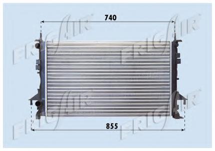 Radiador de esfriamento de motor Frig AIR 01093089 preço, a partir de 76,32 USD