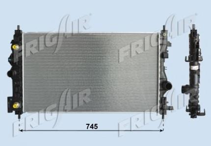 Radiador de esfriamento de motor 13267669 General Motors
