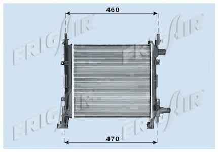 Compre XS5H8005EA Ford Radiador de esfriamento de motor