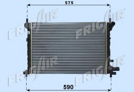 Compre 96FB8005CC Ford Radiador de esfriamento de motor