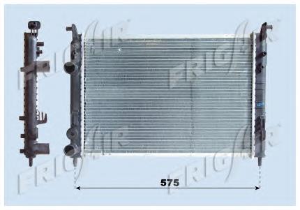 Compre 46815887 Fiat/Alfa/Lancia Radiador de esfriamento de motor