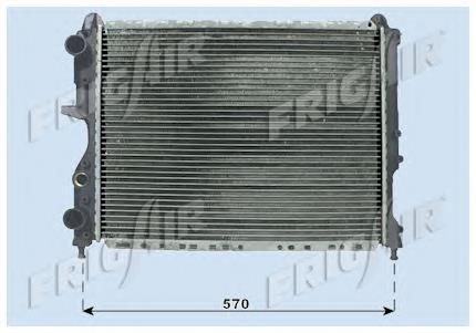 Compre 60024 Nissens Radiador de esfriamento de motor