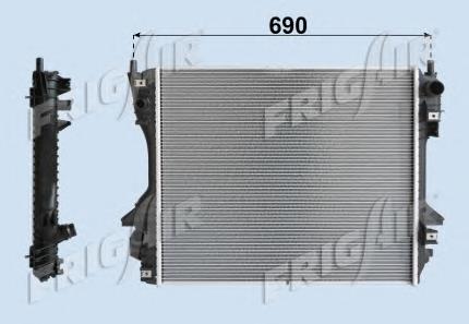 Radiador de esfriamento de motor NRF 59060 preço, a partir de 166,85 USD