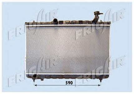 Radiador de esfriamento de motor Hyundai/Kia 2531026000AT