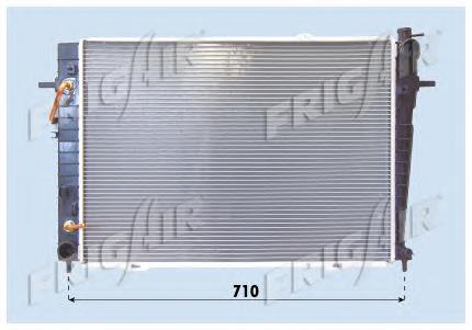 Radiador de esfriamento de motor S253102E500 Hyundai/Kia