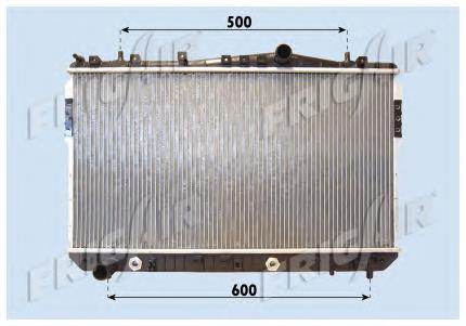 Radiador de esfriamento de motor Polcar 2505082 preço, a partir de 66,98 USD