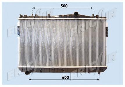 96433350 General Motors Radiador de esfriamento de motor