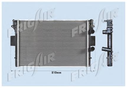 Radiador de esfriamento de motor 350213169000 Magneti Marelli