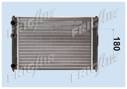 Radiador de esfriamento de motor 6KO121253K VAG