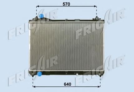 Radiador de esfriamento de motor Suzuki 1770065J30