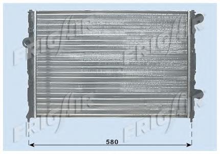 3A0121253 VAG Radiador de esfriamento de motor