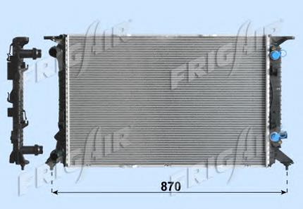 Radiador de esfriamento de motor 9A712125110 VAG
