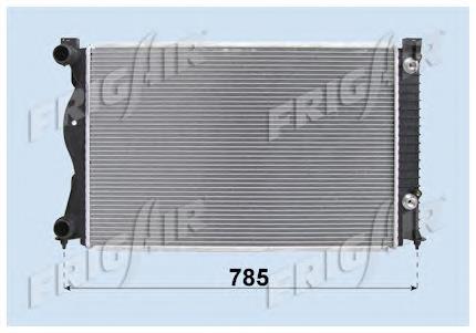 4F0121251AE VAG Radiador de esfriamento de motor