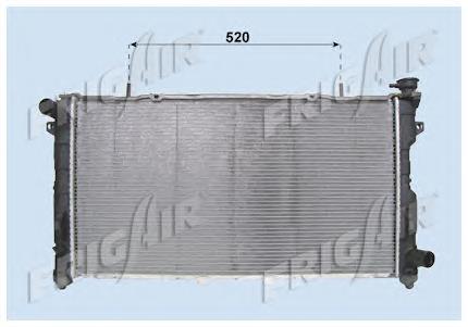 Radiador de esfriamento de motor 4809237AF Chrysler