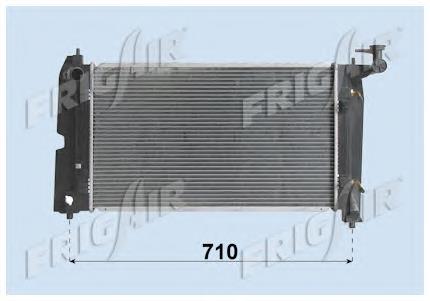 Radiador de esfriamento de motor 16410YZZ07 Toyota