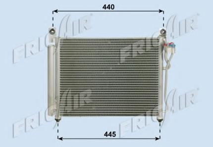 Radiador de aparelho de ar condicionado 9760607500 Hyundai/Kia