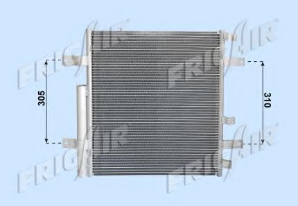 A9705000154 Mercedes Radiador de aparelho de ar condicionado