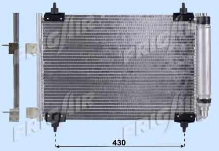 Radiador de aparelho de ar condicionado 00006455AC Peugeot/Citroen