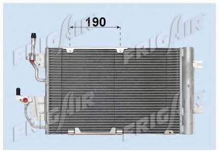 Radiador de aparelho de ar condicionado Opel 6850237