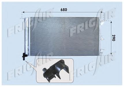 Radiador de aparelho de ar condicionado VAN Wezel 17005293 preço, a partir de 90,40 USD