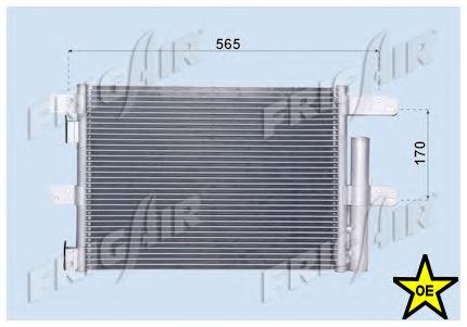 Radiador de aparelho de ar condicionado 940096 Nissens