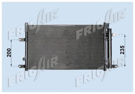 504084147 Iveco Radiador de aparelho de ar condicionado