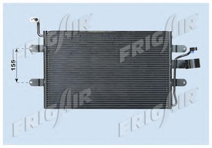 6K0820411A VAG Radiador de aparelho de ar condicionado