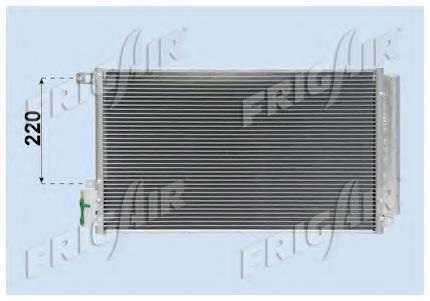 Radiador de aparelho de ar condicionado VALEO 814380