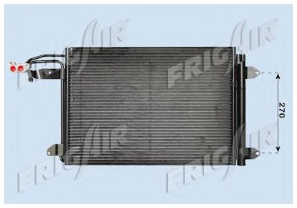 Radiador de aparelho de ar condicionado VAG 8FC351301041