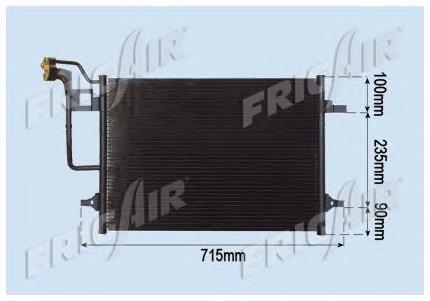 Radiador de aparelho de ar condicionado NPS DCN32018