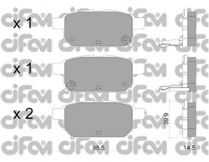 Sapatas do freio traseiras de disco 5580068L20000 Suzuki