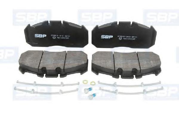 PB3002 Brembo Sapatas do freio dianteiras de disco