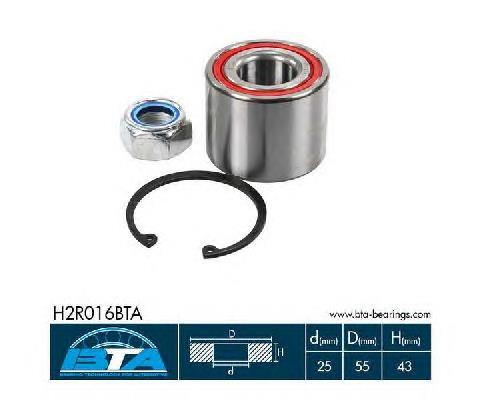 Rolamento de cubo traseiro 4321000QAD Renault (RVI)