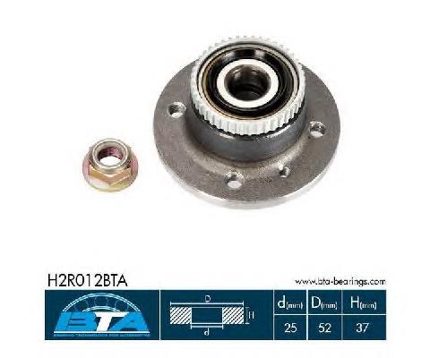 Compre H2R012BTA BTA Cubo traseiro
