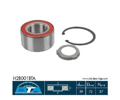 33411124358 BMW Rolamento de cubo traseiro