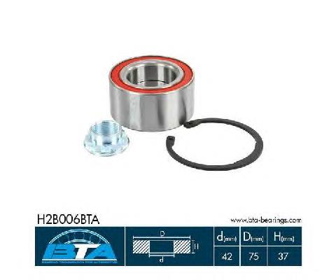 Rolamento de cubo traseiro BMW 33412220987